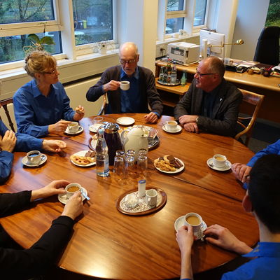 Bild vergrößern:  Kaffeerunde mit dem Stadtpräsidenten                              