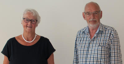 Bild vergrößern: Ein Bild der Vorsitzenden, links Karin Hesse und rechts Bernd Wittke