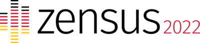Bild vergrößern: Zensus 2022_Logo