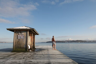 Winter am Ostseebad in Flensburg
