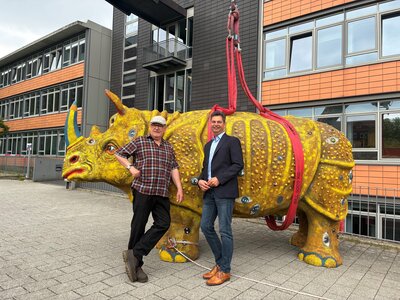 Der K&uuml;nstler und der OB