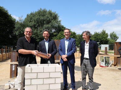 Grundsteinlegung Azubi Wohnheim