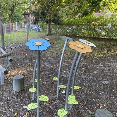 Bild vergr&ouml;&szlig;ern: Schulhof Waldschule Blumen