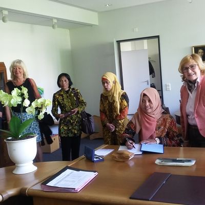 Bild vergrößern: Besuch von Gästen der Hochschule Flensburg aus Indonesien am 12.05.2016
