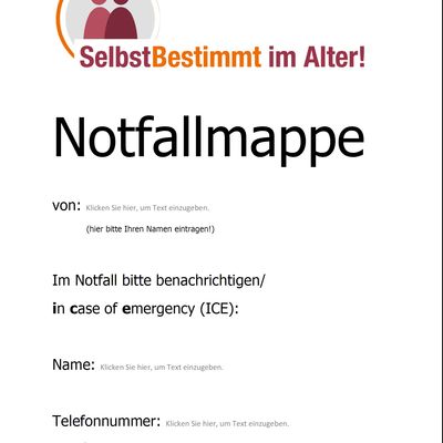 Notfallmappe 